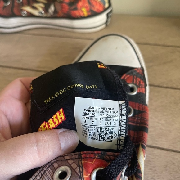 The Flash Converse  High-Top Sneakers Men’s SZ 5 - Picture 5 of 6